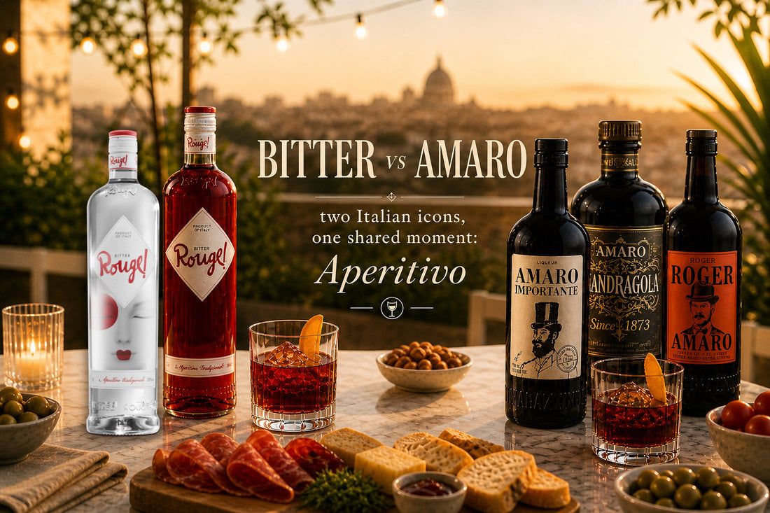 Bitter vs Amaro; Two Italian icons, one shared moment: Aperitivo